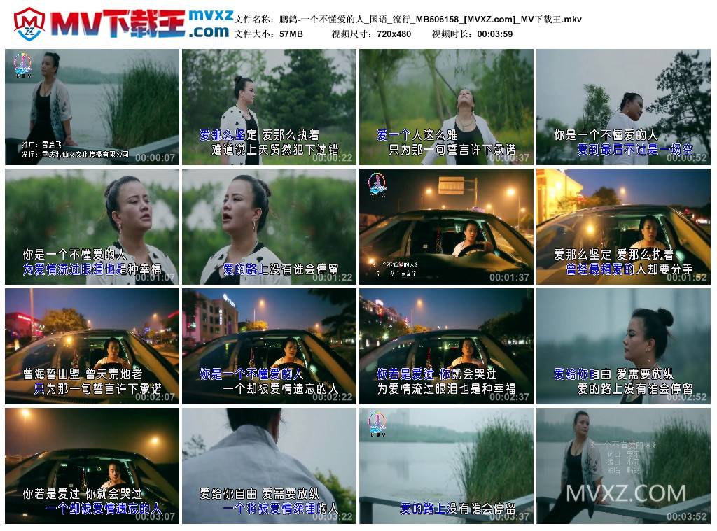 鹏鸽-一个不懂爱的人_国语_流行_MB506158